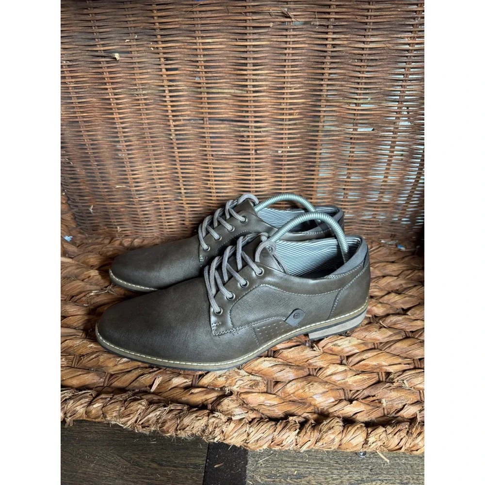 Sonoma Goods For Life Mens Vitalize‎ OrthoLite Brown Dress Shoes Oxford 10.5 M